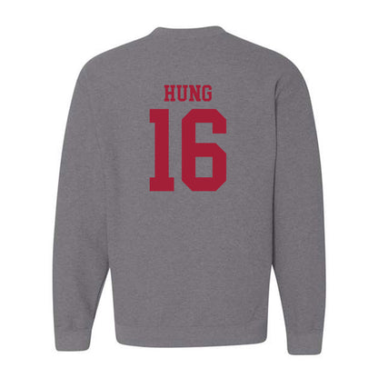 WSU - NCAA Football : Isaiah Hung - Classic Fashion Shersey Crewneck Sweatshirt-1