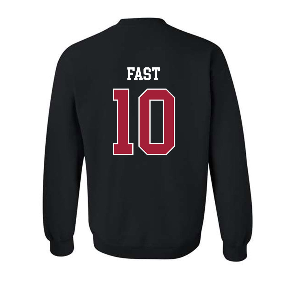 WSU - NCAA Baseball : Taber Fast - Sports Shersey Crewneck Sweatshirt-1