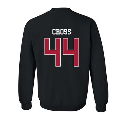 WSU - NCAA Baseball : Brock Cross - Sports Shersey Crewneck Sweatshirt-1