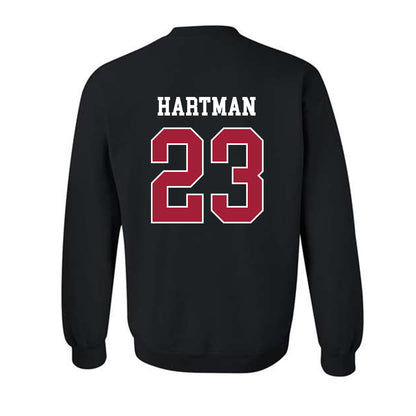 WSU - NCAA Baseball : Max Hartman - Sports Shersey Crewneck Sweatshirt-1