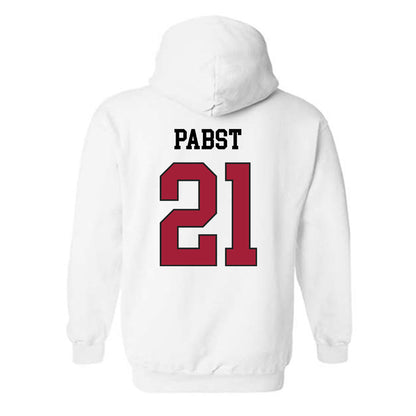 WSU - NCAA Football : Carter Pabst - Sports Shersey Hooded Sweatshirt-1