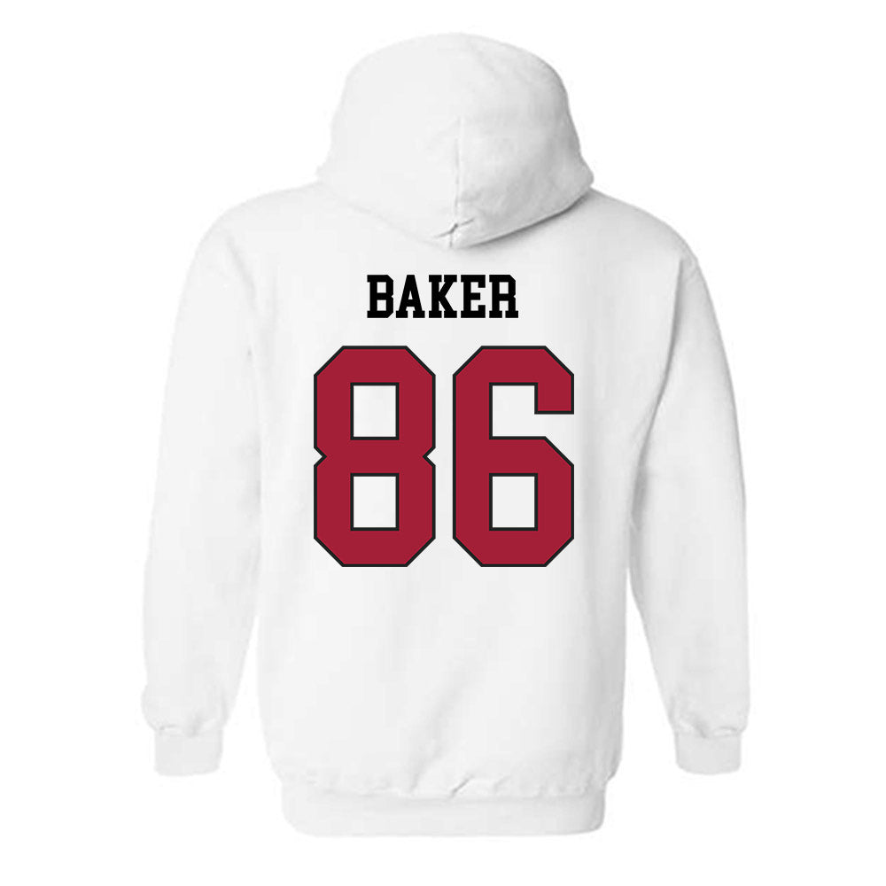WSU - NCAA Football : Beau Baker - Sports Shersey Hooded Sweatshirt-1