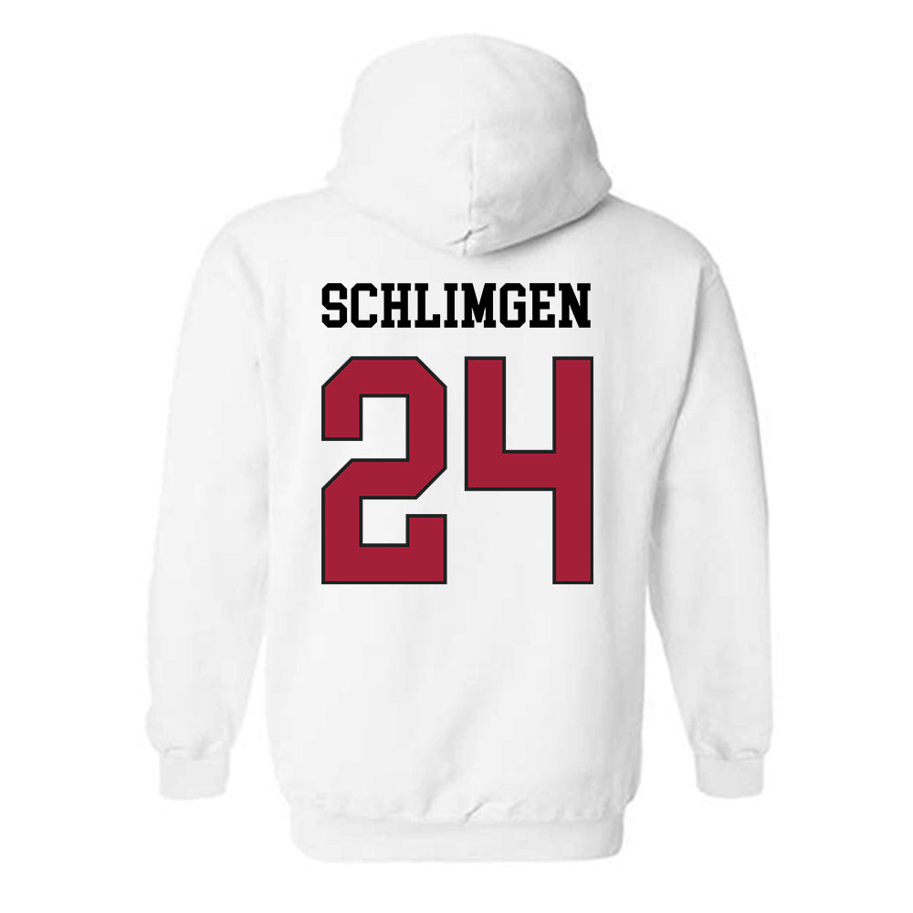 WSU - NCAA Football : Sullivan Schlimgen - Sports Shersey Hooded Sweatshirt-1
