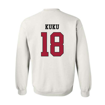 WSU - NCAA Football : David Kuku - Sports Shersey Crewneck Sweatshirt-1
