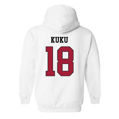 WSU - NCAA Football : David Kuku - Sports Shersey Hooded Sweatshirt-1