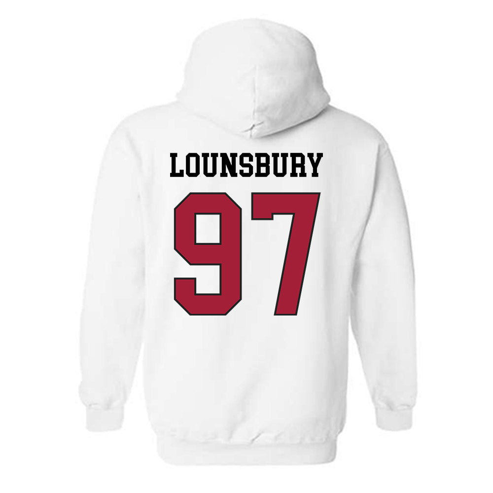 WSU - NCAA Football : Adlai Lounsbury - Sports Shersey Hooded Sweatshirt-1