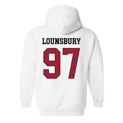 WSU - NCAA Football : Adlai Lounsbury - Sports Shersey Hooded Sweatshirt-1