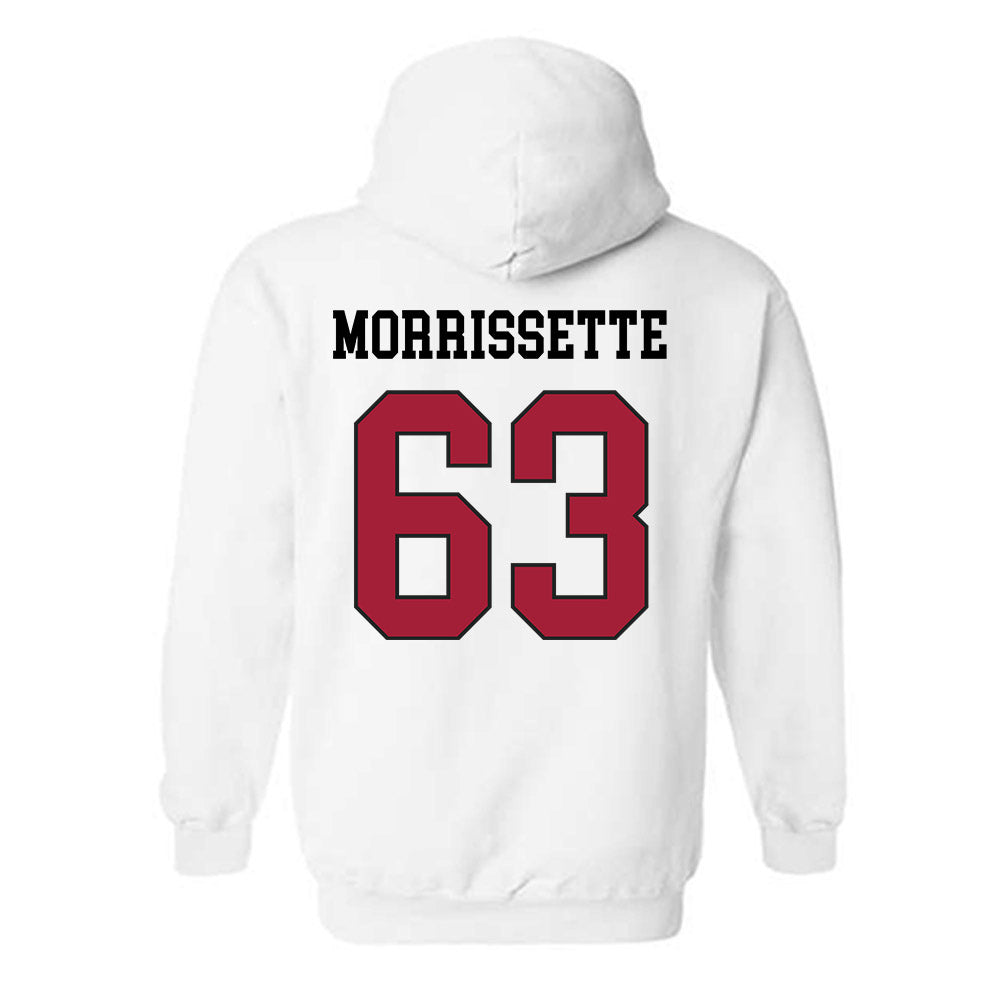 WSU - NCAA Football : Barry Morrissette - Sports Shersey Hooded Sweatshirt-1