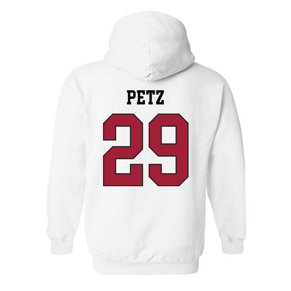 WSU - NCAA Football : Troy Petz - Sports Shersey Hooded Sweatshirt-1