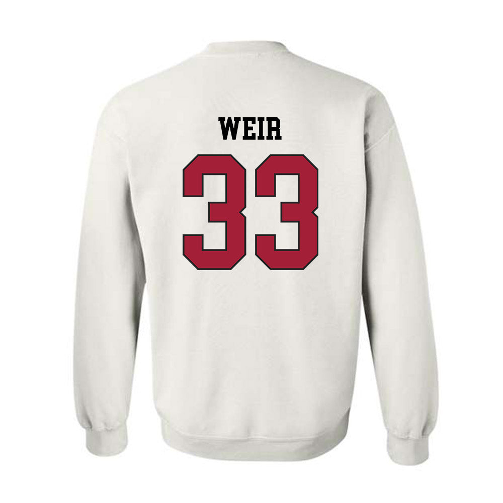 WSU - NCAA Football : Cameron Weir - Sports Shersey Crewneck Sweatshirt-1