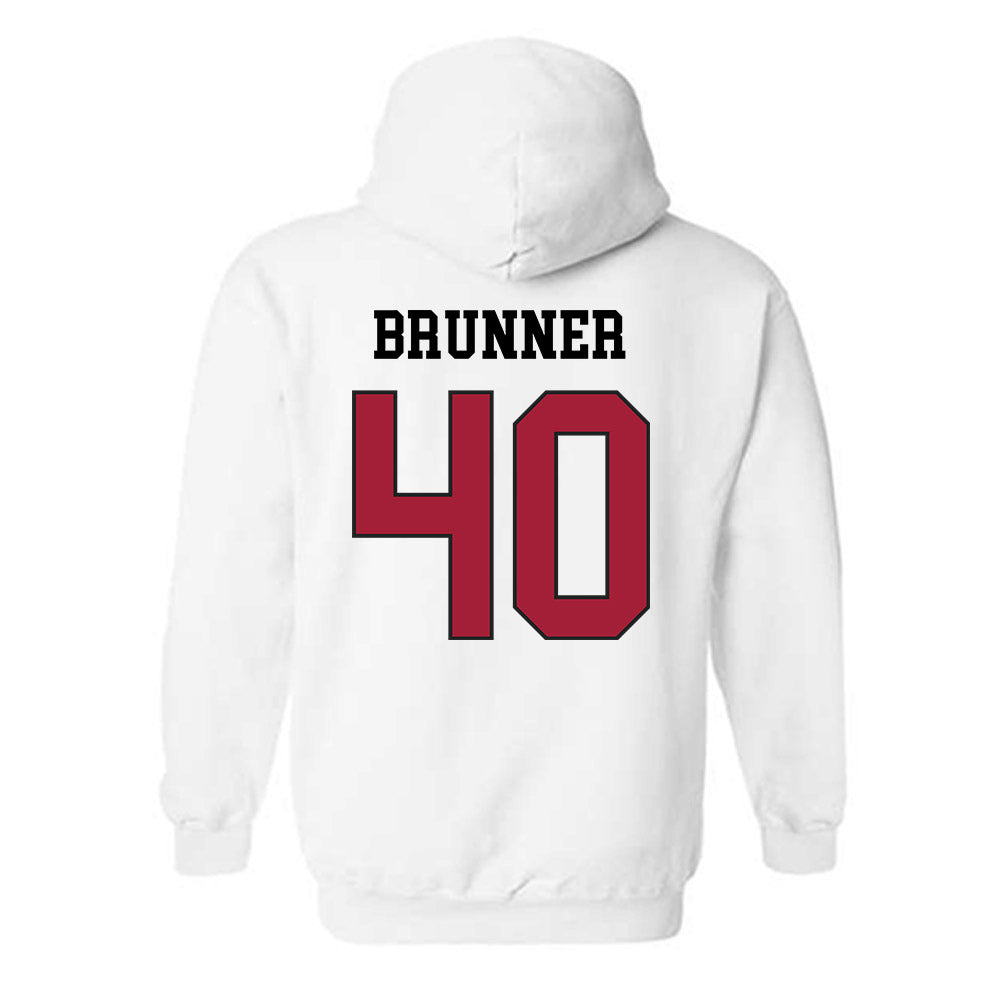 WSU - NCAA Football : Colson Brunner - Sports Shersey Hooded Sweatshirt