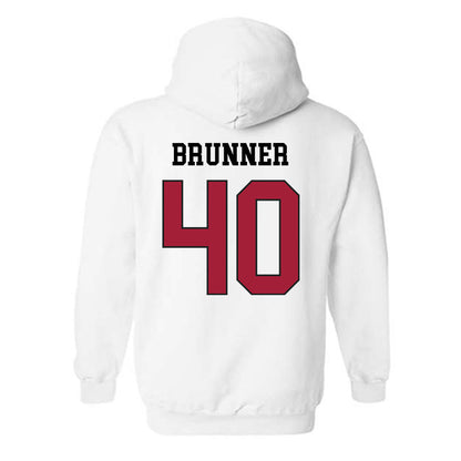 WSU - NCAA Football : Colson Brunner - Sports Shersey Hooded Sweatshirt