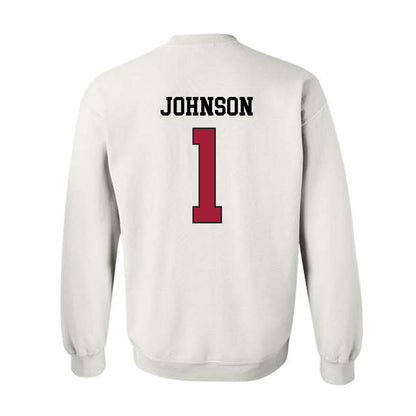 WSU - NCAA Football : Angel Johnson - Sports Shersey Crewneck Sweatshirt-1