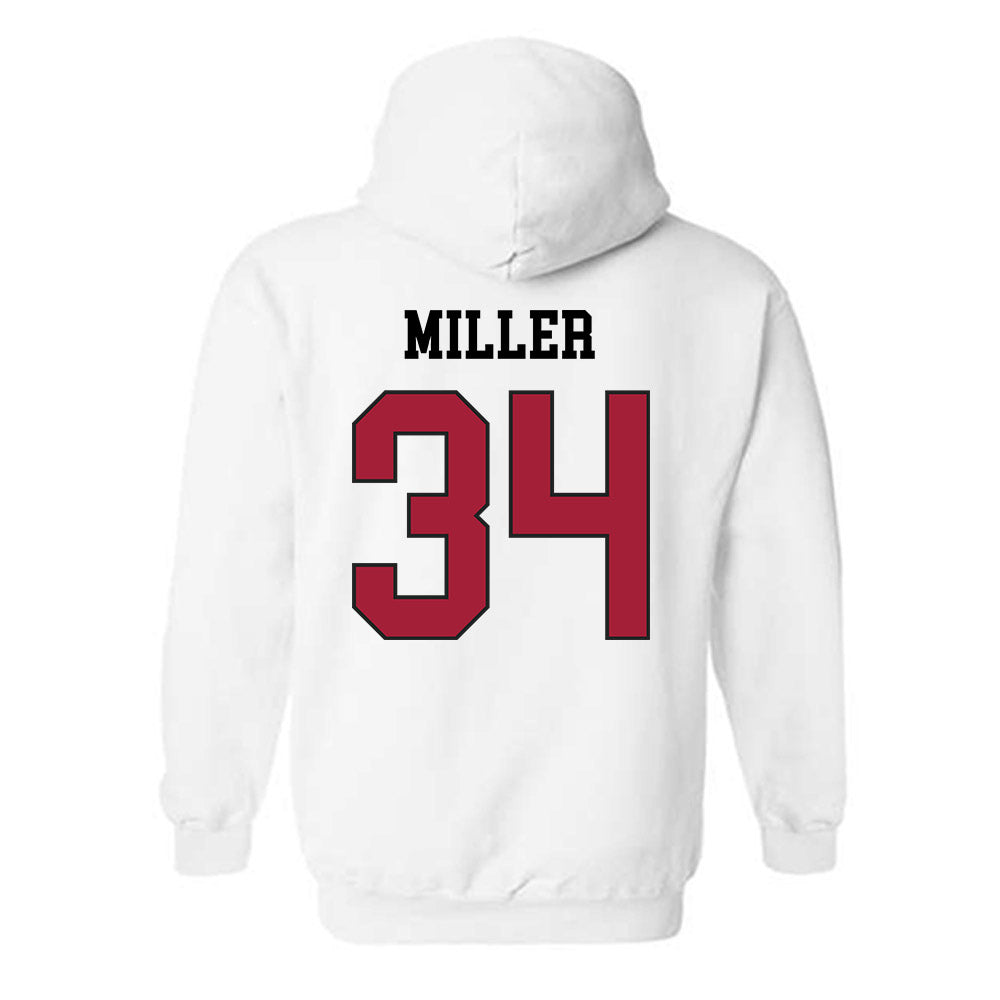WSU - NCAA Football : Sir Brody Miller - Sports Shersey Hooded Sweatshirt-1