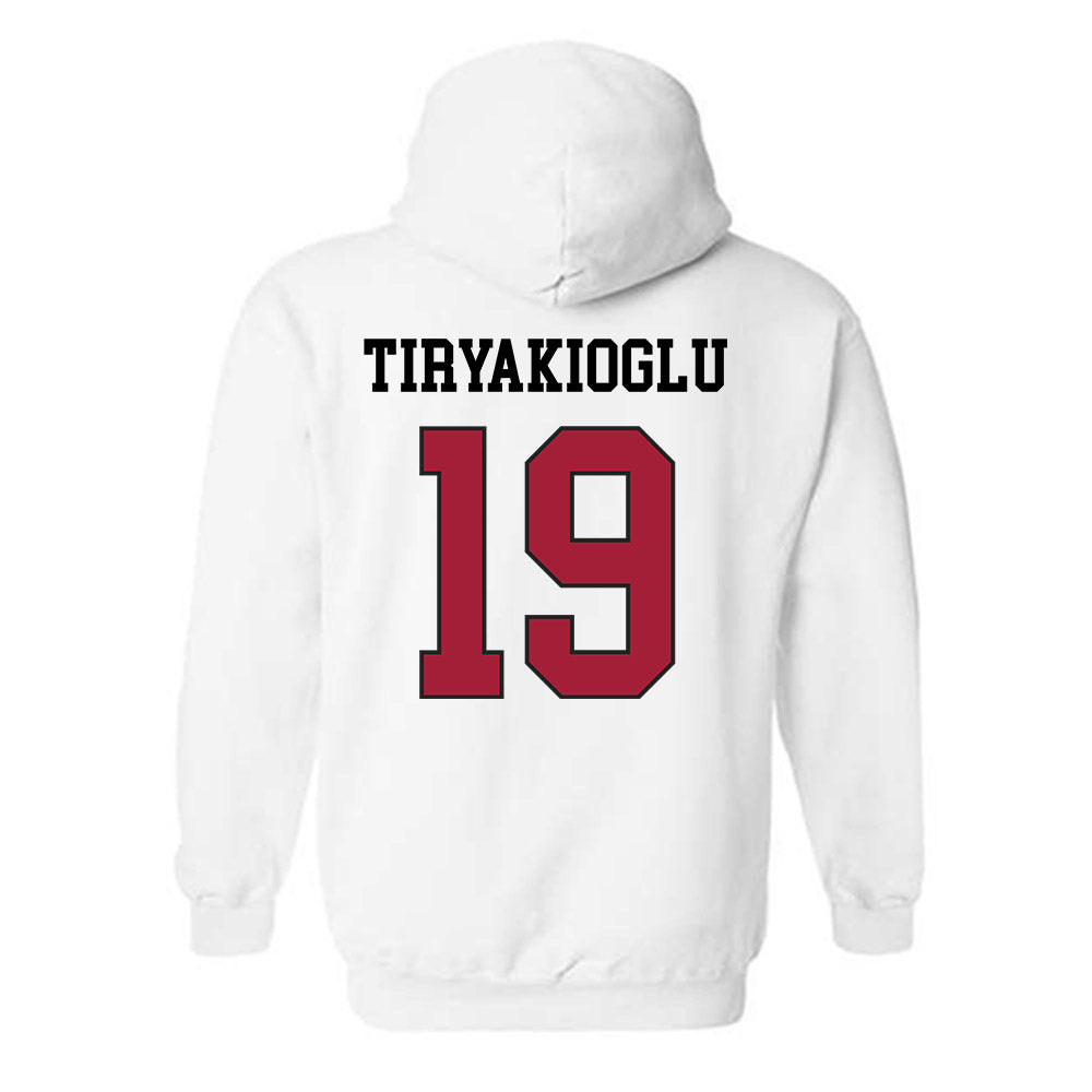 WSU - NCAA Football : Jake Tiryakioglu - Sports Shersey Hooded Sweatshirt-1