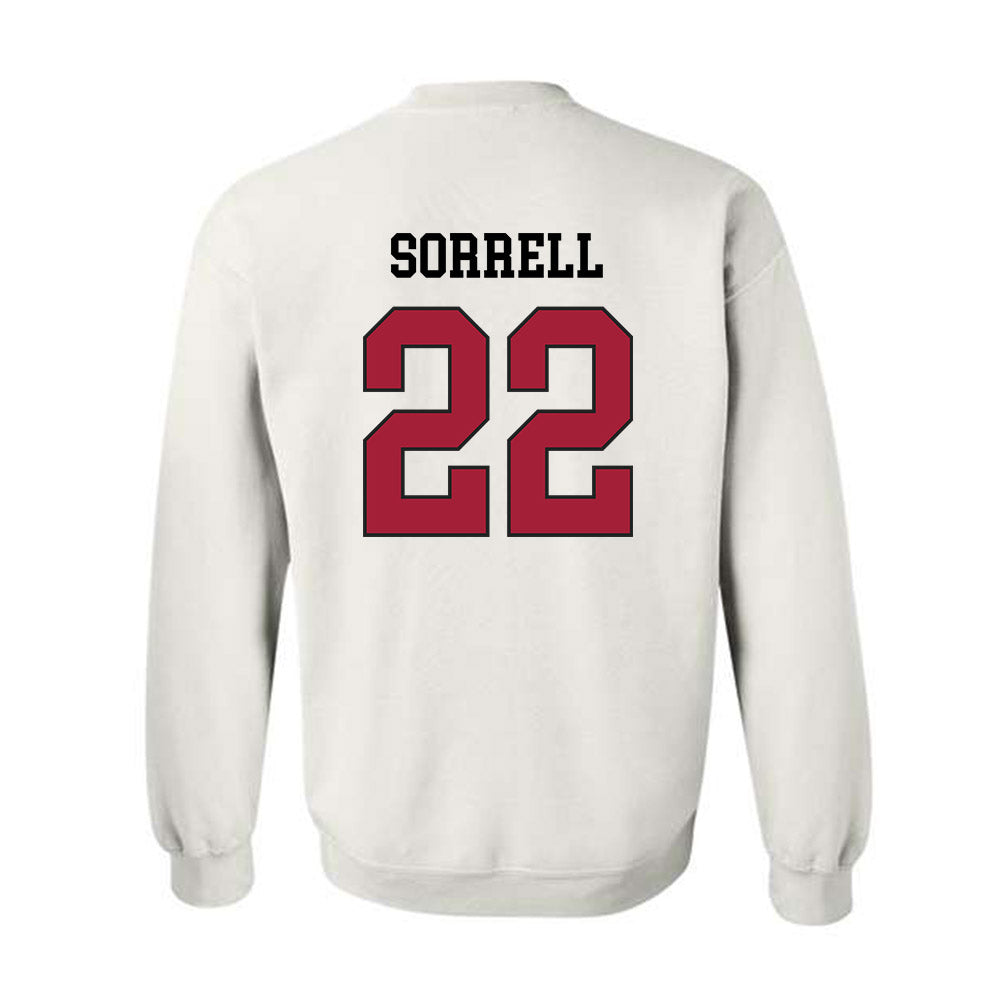 WSU - NCAA Football : Trillion Sorrell - Sports Shersey Crewneck Sweatshirt-1
