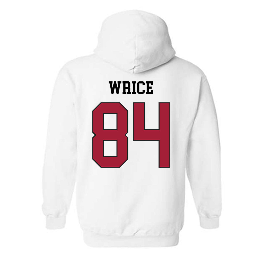 WSU - NCAA Football : Malachi wrice - Sports Shersey Hooded Sweatshirt-1