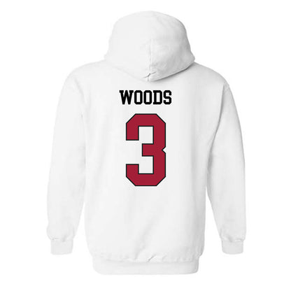 WSU - NCAA Football : Maxwell Woods - Sports Shersey Hooded Sweatshirt-1