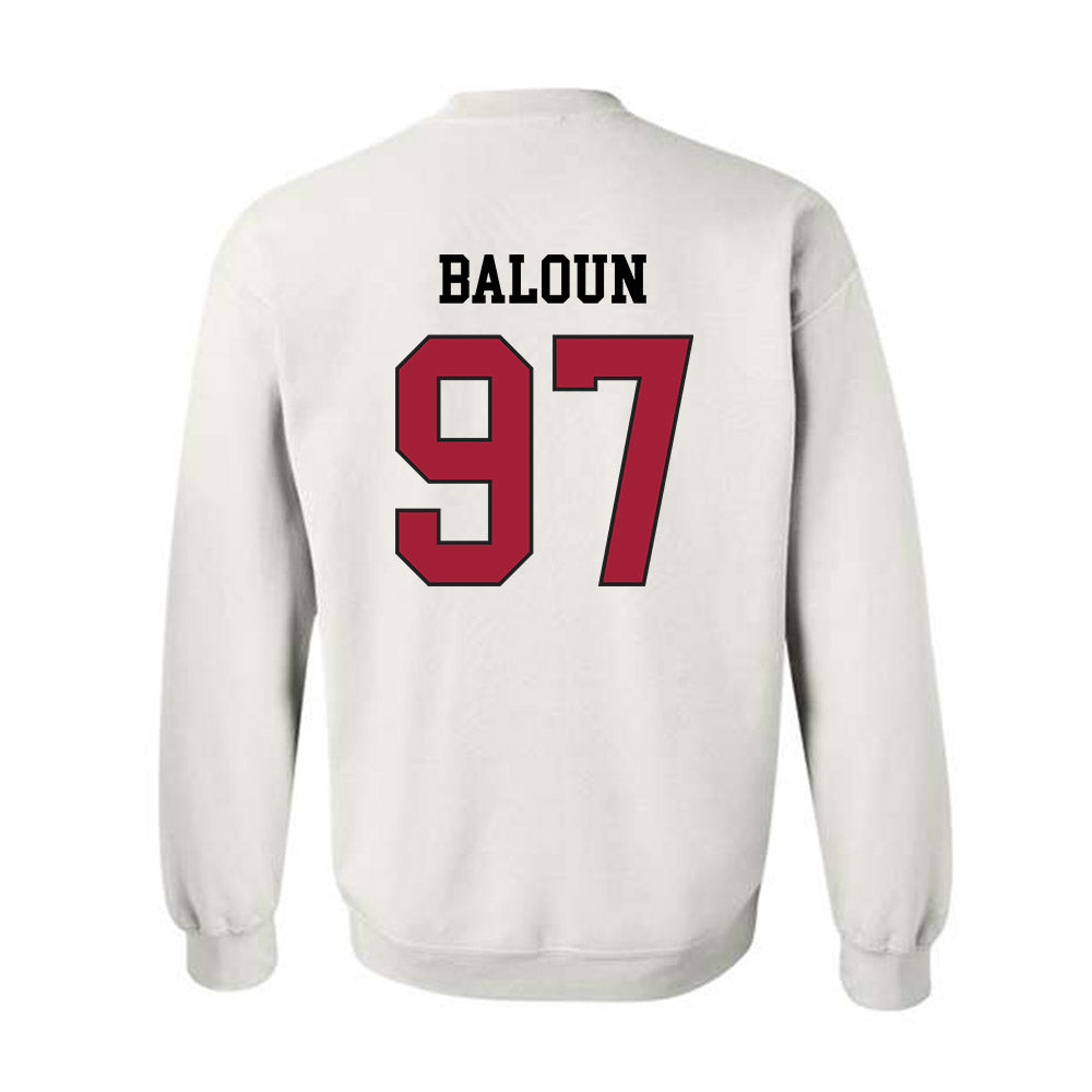 WSU - NCAA Football : Max Baloun - Sports Shersey Crewneck Sweatshirt-1