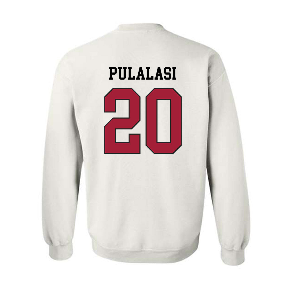 WSU - NCAA Football : Leo Pulalasi - Sports Shersey Crewneck Sweatshirt