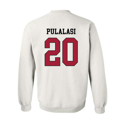 WSU - NCAA Football : Leo Pulalasi - Sports Shersey Crewneck Sweatshirt