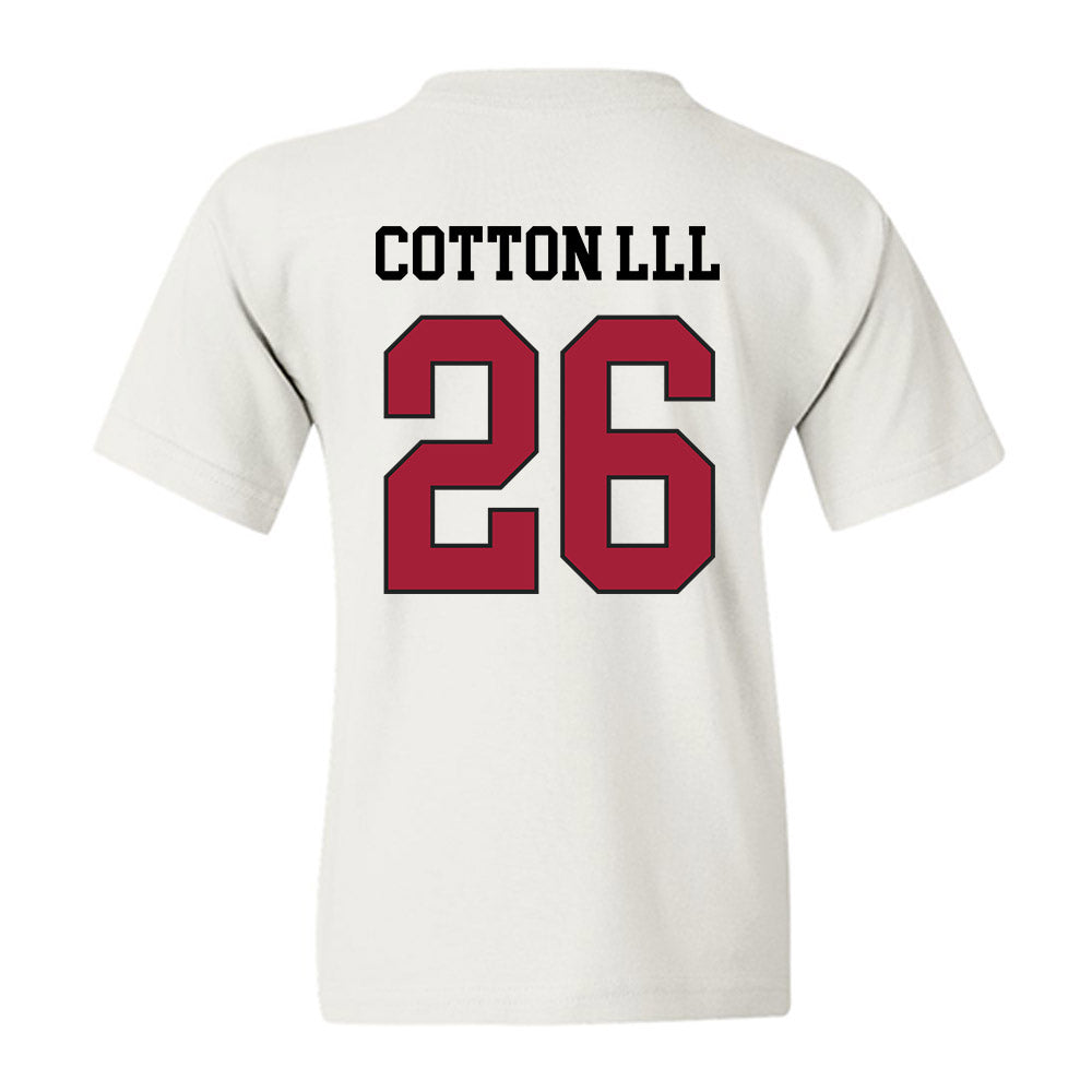WSU - NCAA Football : Tyrone Cotton lll - Sports Shersey Youth T-Shirt-1