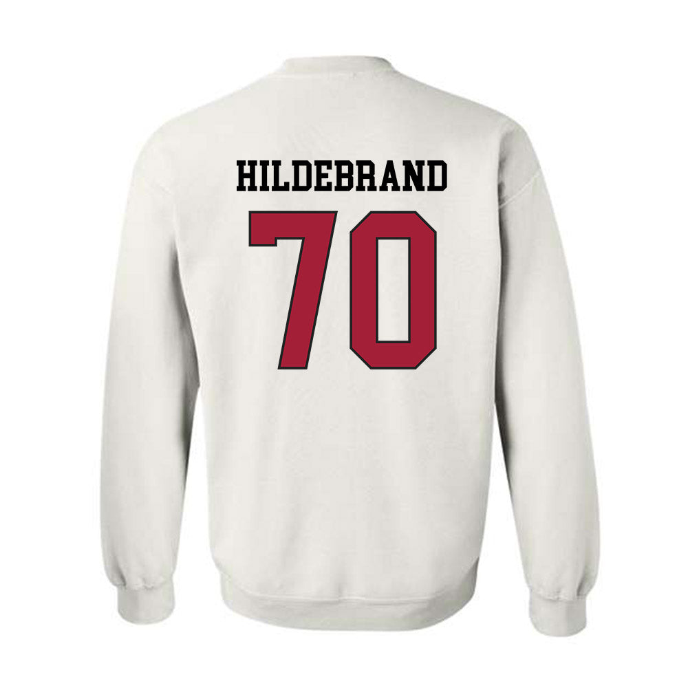 WSU - NCAA Football : Dylan Hildebrand - Sports Shersey Crewneck Sweatshirt-1