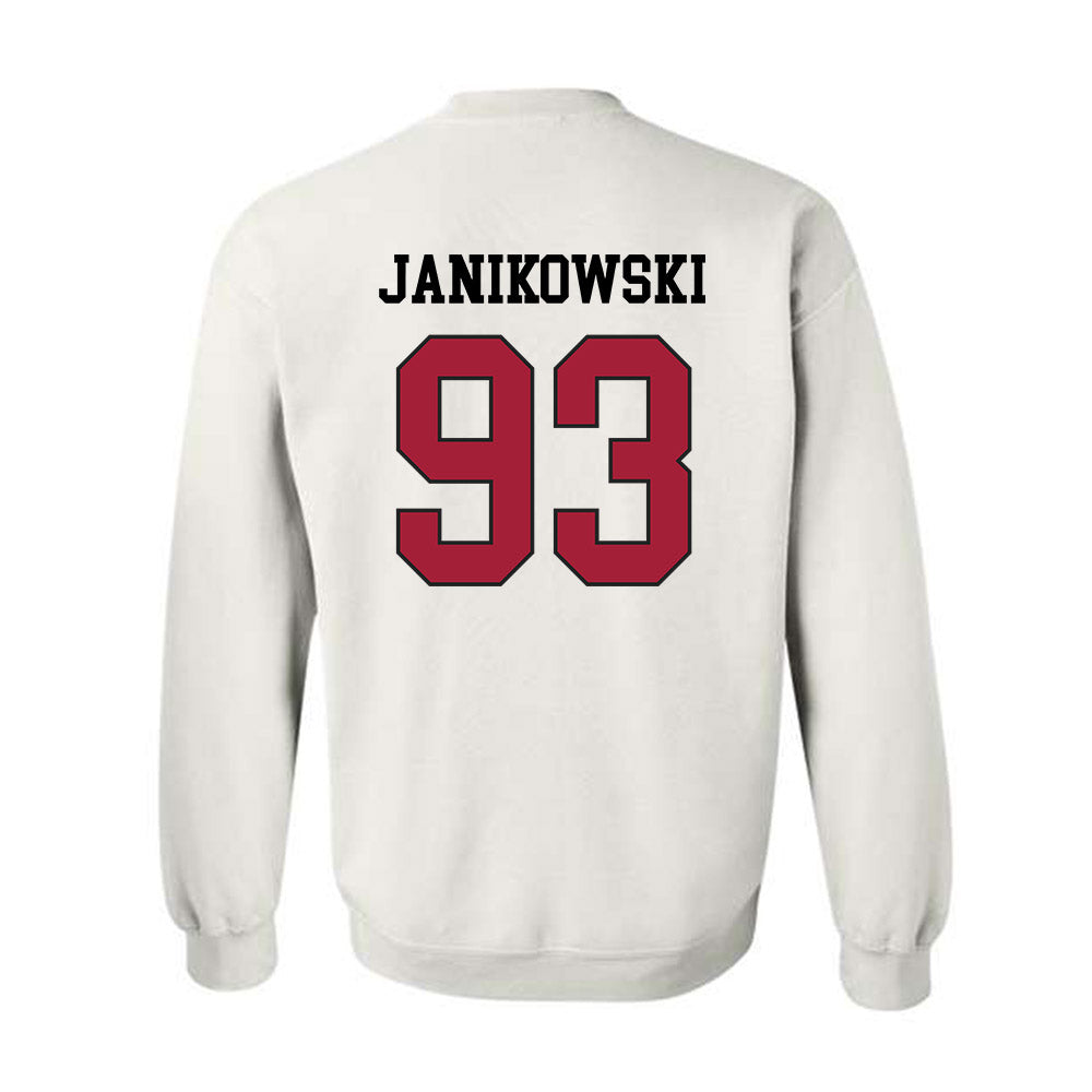 WSU - NCAA Football : Jack Janikowski - Sports Shersey Crewneck Sweatshirt-1