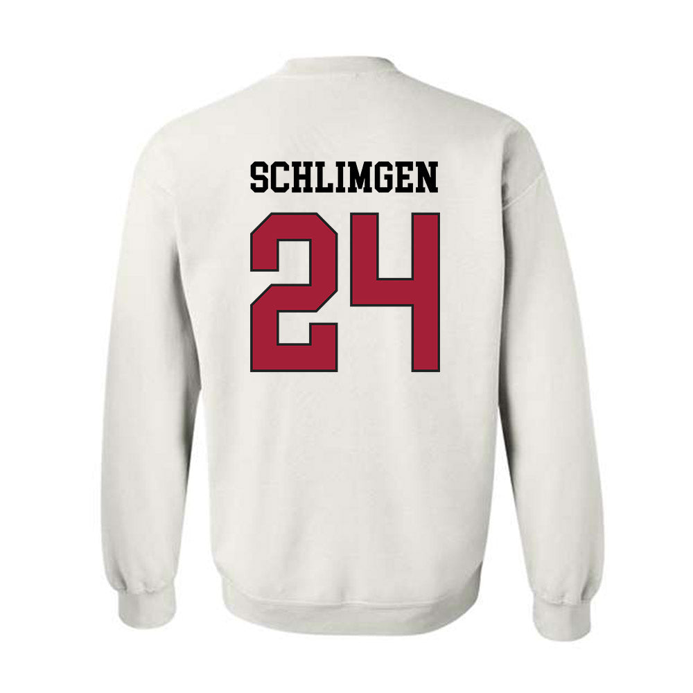 WSU - NCAA Football : Sullivan Schlimgen - Sports Shersey Crewneck Sweatshirt-1