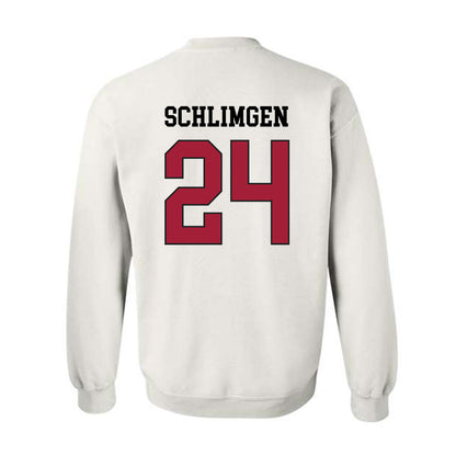 WSU - NCAA Football : Sullivan Schlimgen - Sports Shersey Crewneck Sweatshirt-1