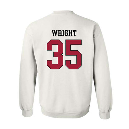 WSU - NCAA Football : Erimus Wright - Sports Shersey Crewneck Sweatshirt-1