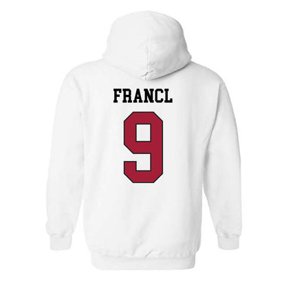 WSU - NCAA Football : Caleb Francl - Sports Shersey Hooded Sweatshirt-1