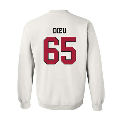 WSU - NCAA Football : Brock Dieu - Sports Shersey Crewneck Sweatshirt-1