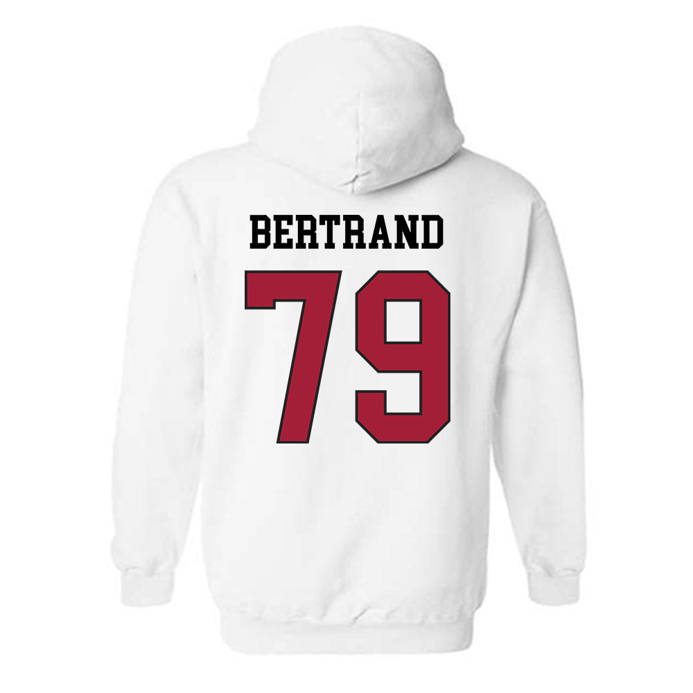 WSU - NCAA Football : Turner Bertrand - Sports Shersey Hooded Sweatshirt-1