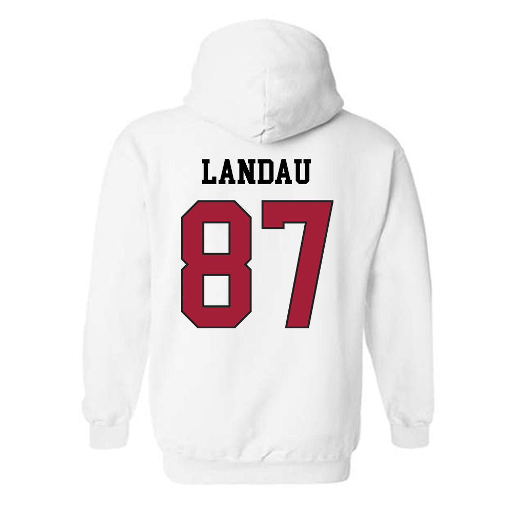 WSU - NCAA Football : Cash Landau - Sports Shersey Hooded Sweatshirt-1