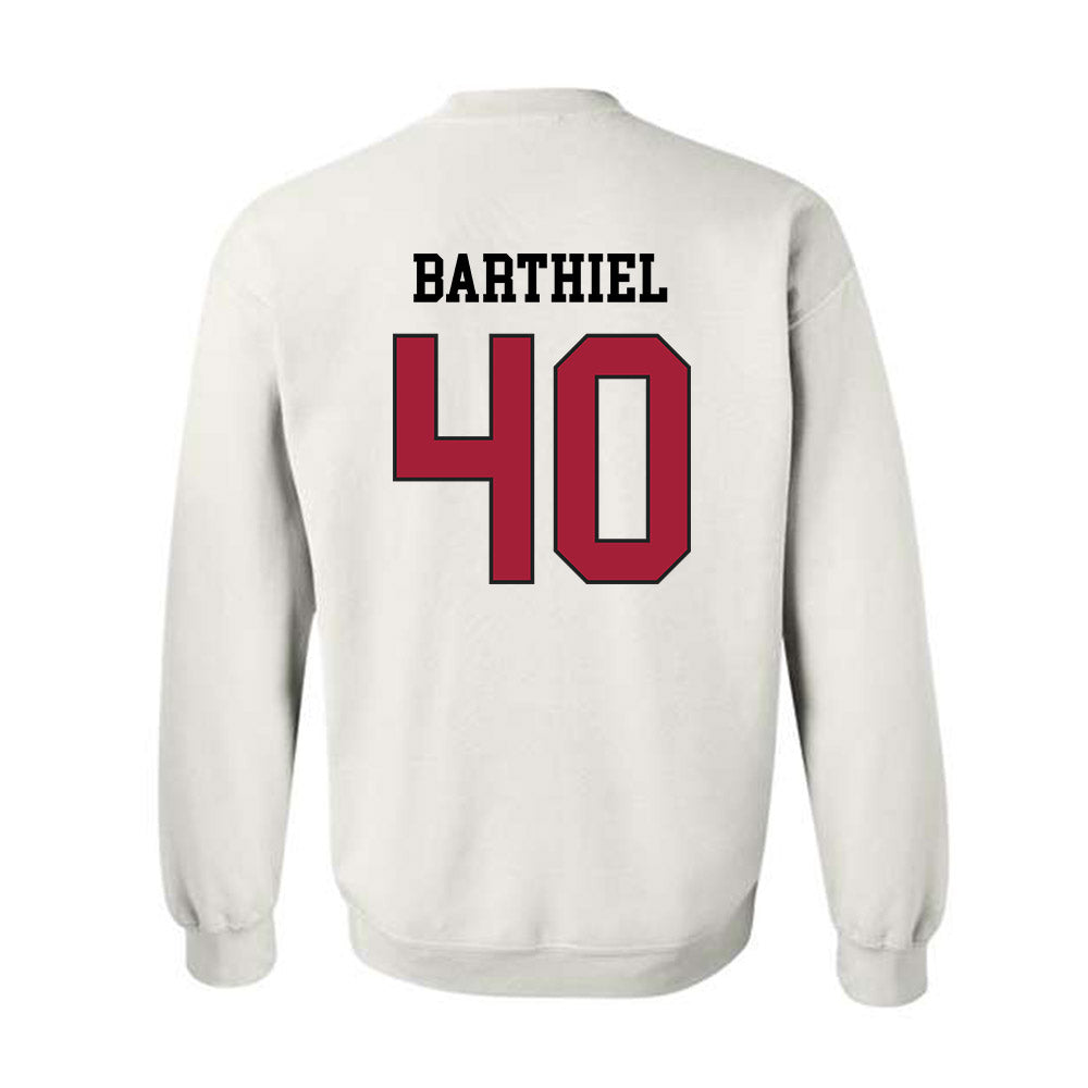 WSU - NCAA Football : Gavin Barthiel - Sports Shersey Crewneck Sweatshirt-1