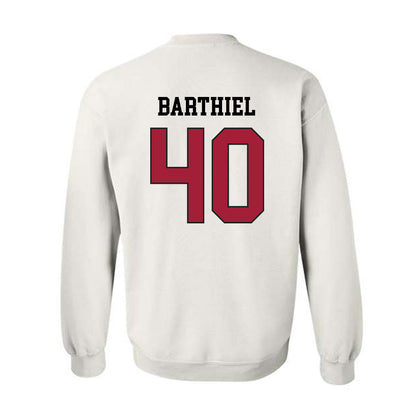 WSU - NCAA Football : Gavin Barthiel - Sports Shersey Crewneck Sweatshirt-1