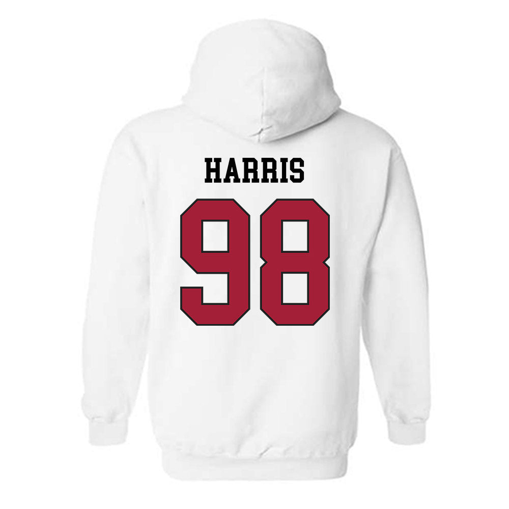 WSU - NCAA Football : Ryan Harris - Sports Shersey Hooded Sweatshirt-1