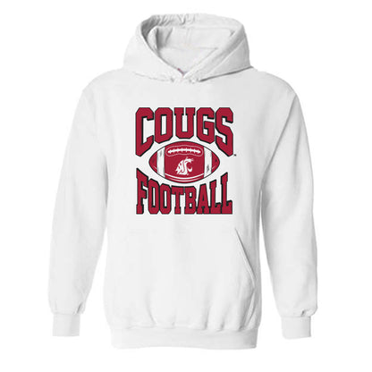 WSU - NCAA Football : Quinn Roff - Sports Shersey Hooded Sweatshirt