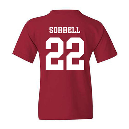 WSU - NCAA Football : Trillion Sorrell - Sports Shersey Youth T-Shirt-1