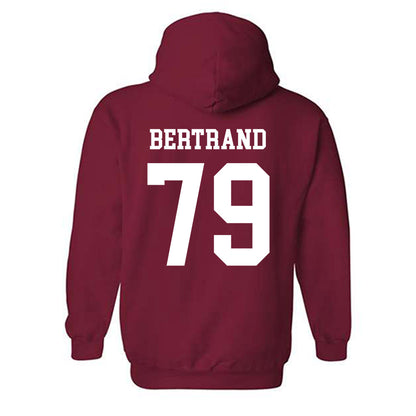 WSU - NCAA Football : Turner Bertrand - Sports Shersey Hooded Sweatshirt-1