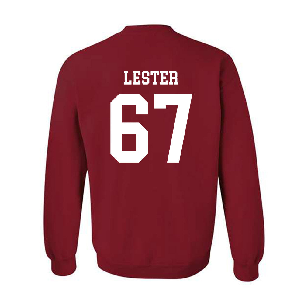 WSU - NCAA Football : Jonny Lester - Sports Shersey Crewneck Sweatshirt-1