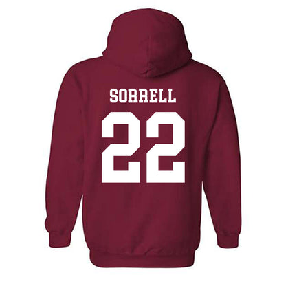WSU - NCAA Football : Trillion Sorrell - Sports Shersey Hooded Sweatshirt-1