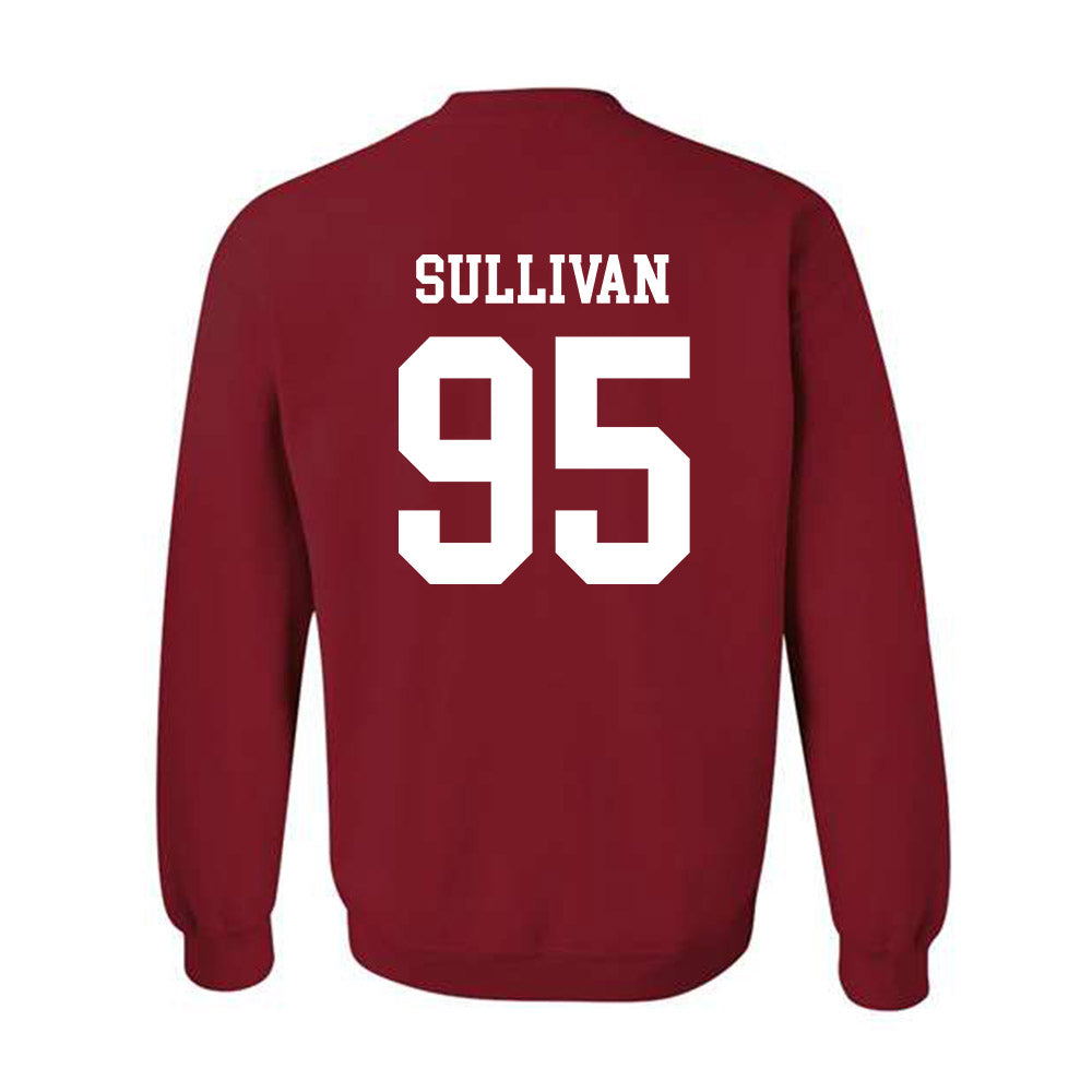 WSU - NCAA Football : Connor Sullivan - Sports Shersey Crewneck Sweatshirt-1