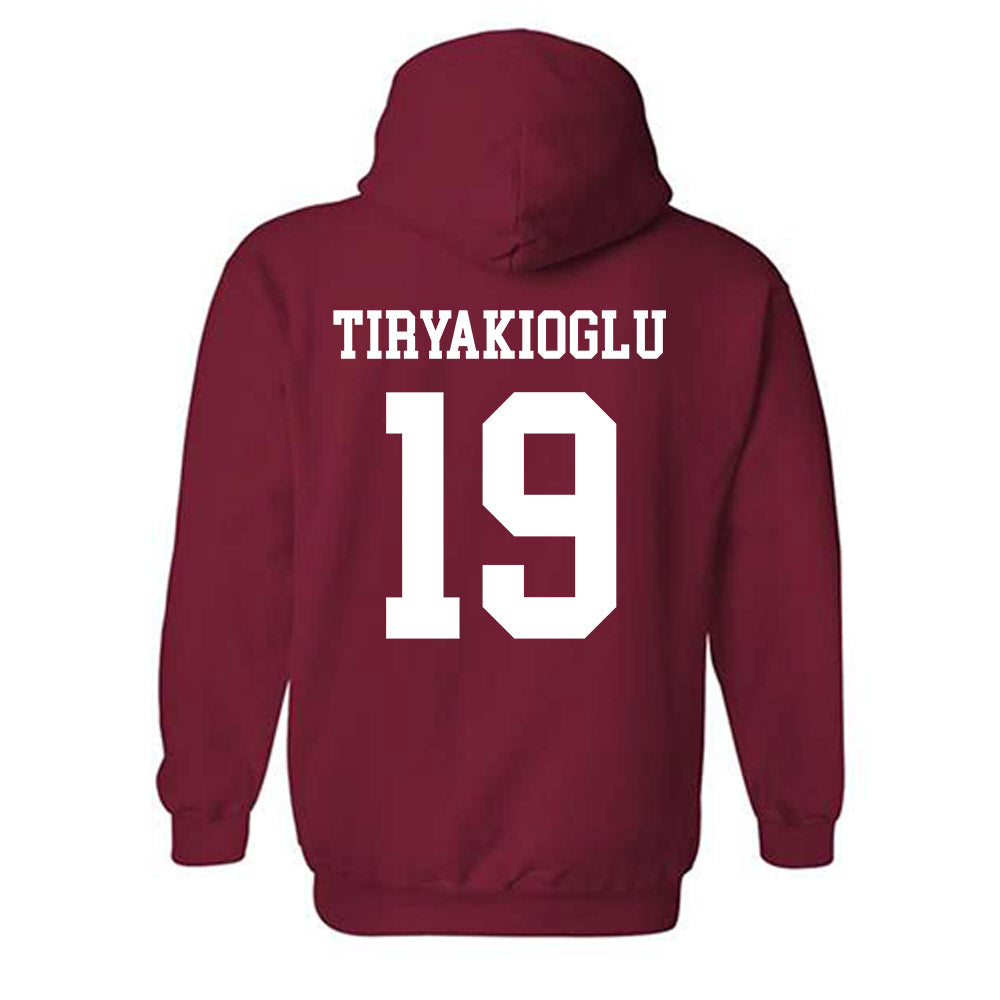 WSU - NCAA Football : Jake Tiryakioglu - Sports Shersey Hooded Sweatshirt-1