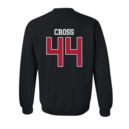WSU - NCAA Baseball : Brock Cross - Sports Shersey Crewneck Sweatshirt-1