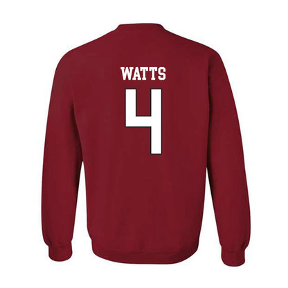 WSU - NCAA Men's Basketball : Lejuan Watts - Sports Shersey Crewneck Sweatshirt-1