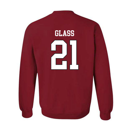 WSU - NCAA Men's Basketball : Ace Glass - Sports Shersey Crewneck Sweatshirt-1