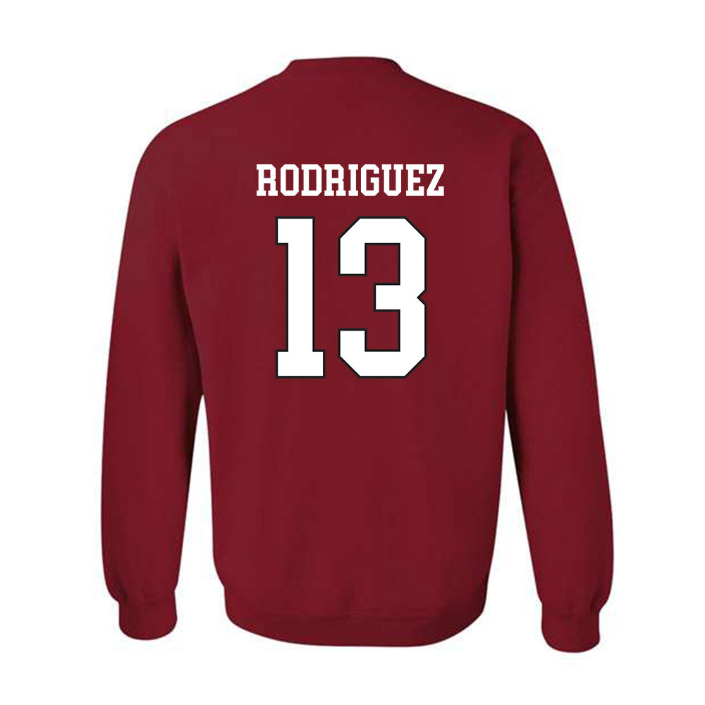 WSU - NCAA Men's Basketball : Adria Rodriguez - Sports Shersey Crewneck Sweatshirt-1