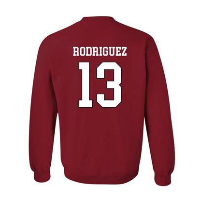 WSU - NCAA Men's Basketball : Adria Rodriguez - Sports Shersey Crewneck Sweatshirt-1
